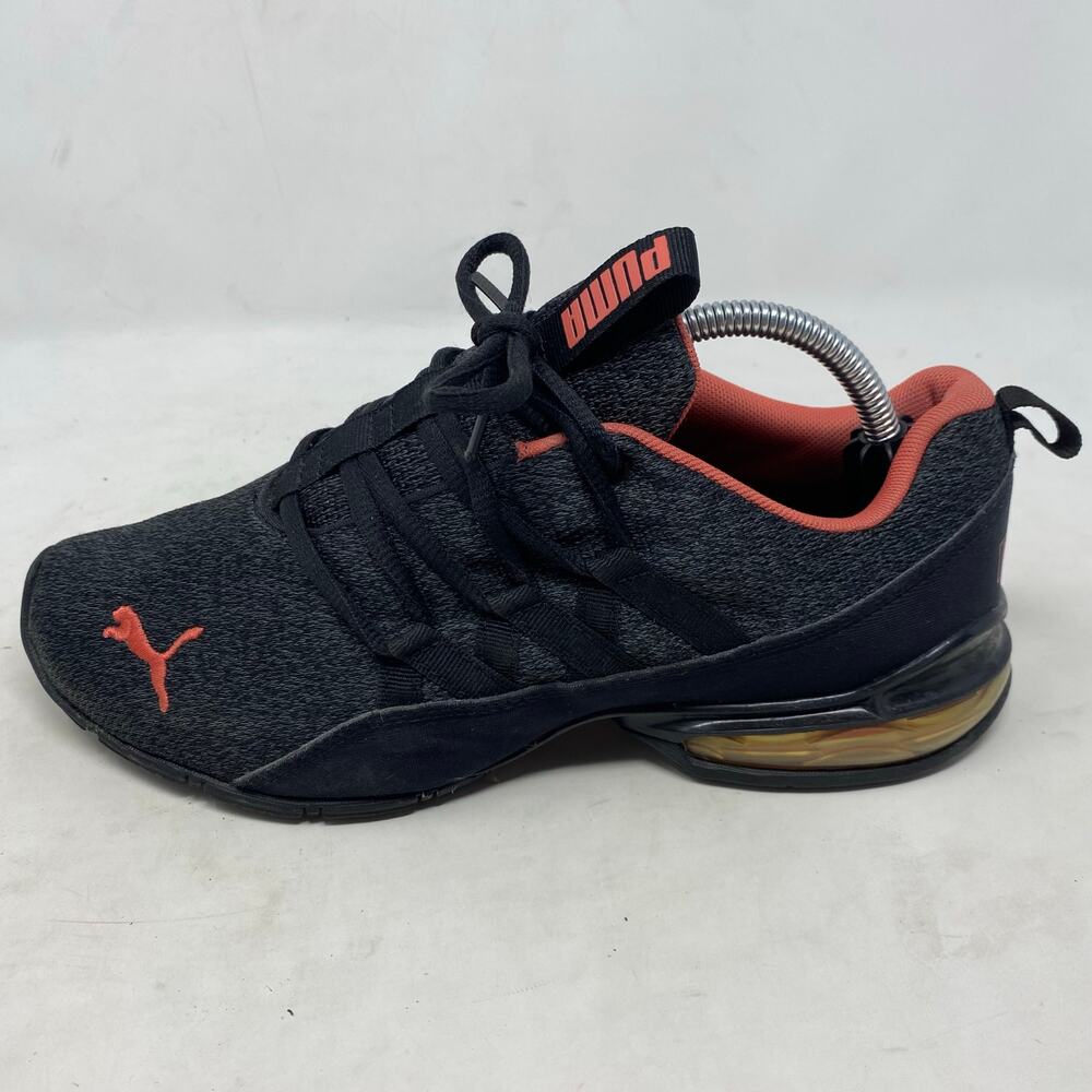 Puma Athletic Running Training Shoes Sneakers Black/Coral Womens Size 7.5 - Picture 2 of 8